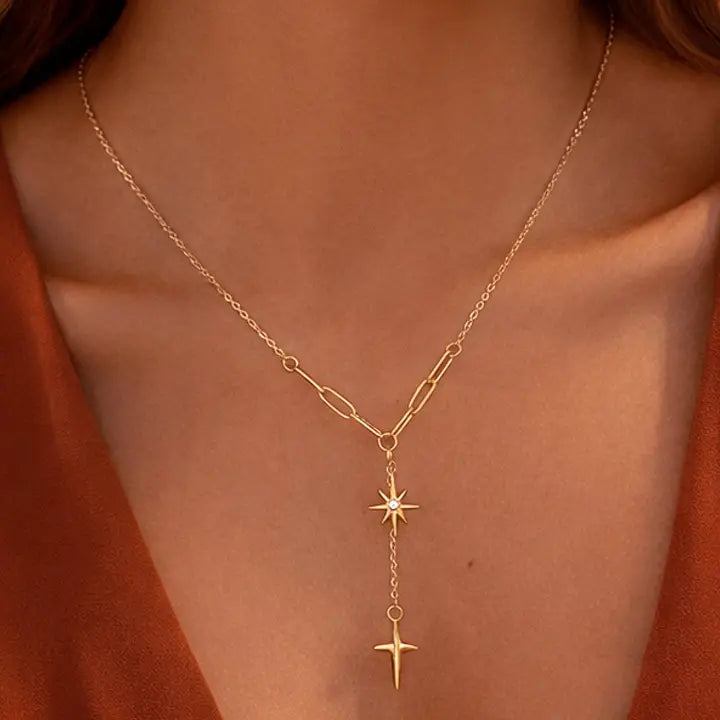 Gold Plated Starry Nights Necklace