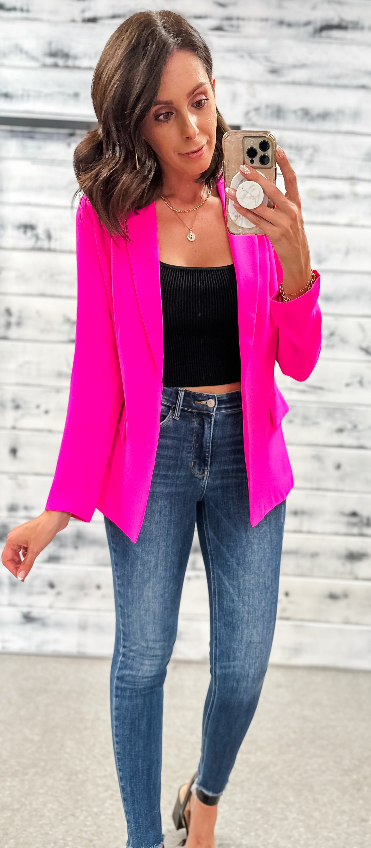 Ultra Pink Girl Boss Blazer