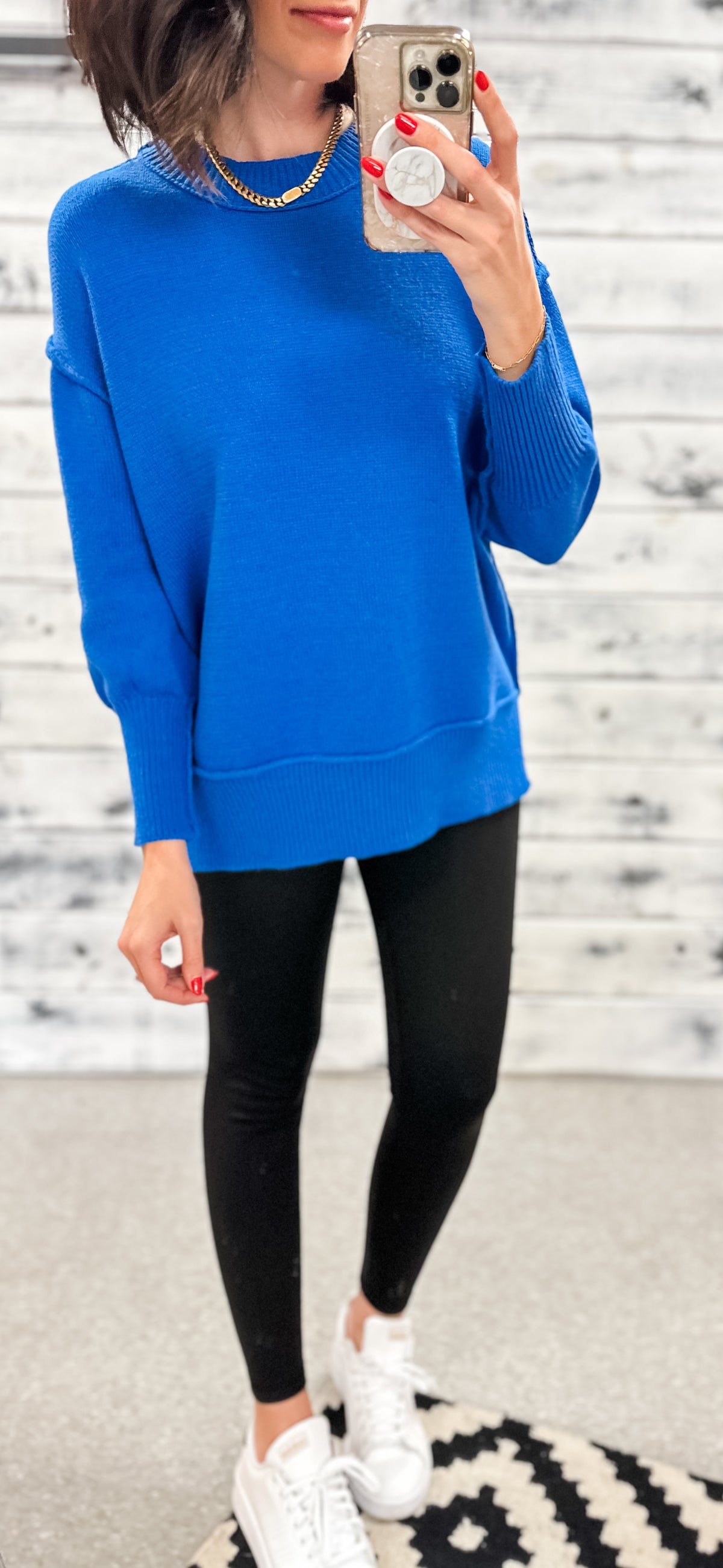 Azure Blue &quot;Go-To&quot; Sweater
