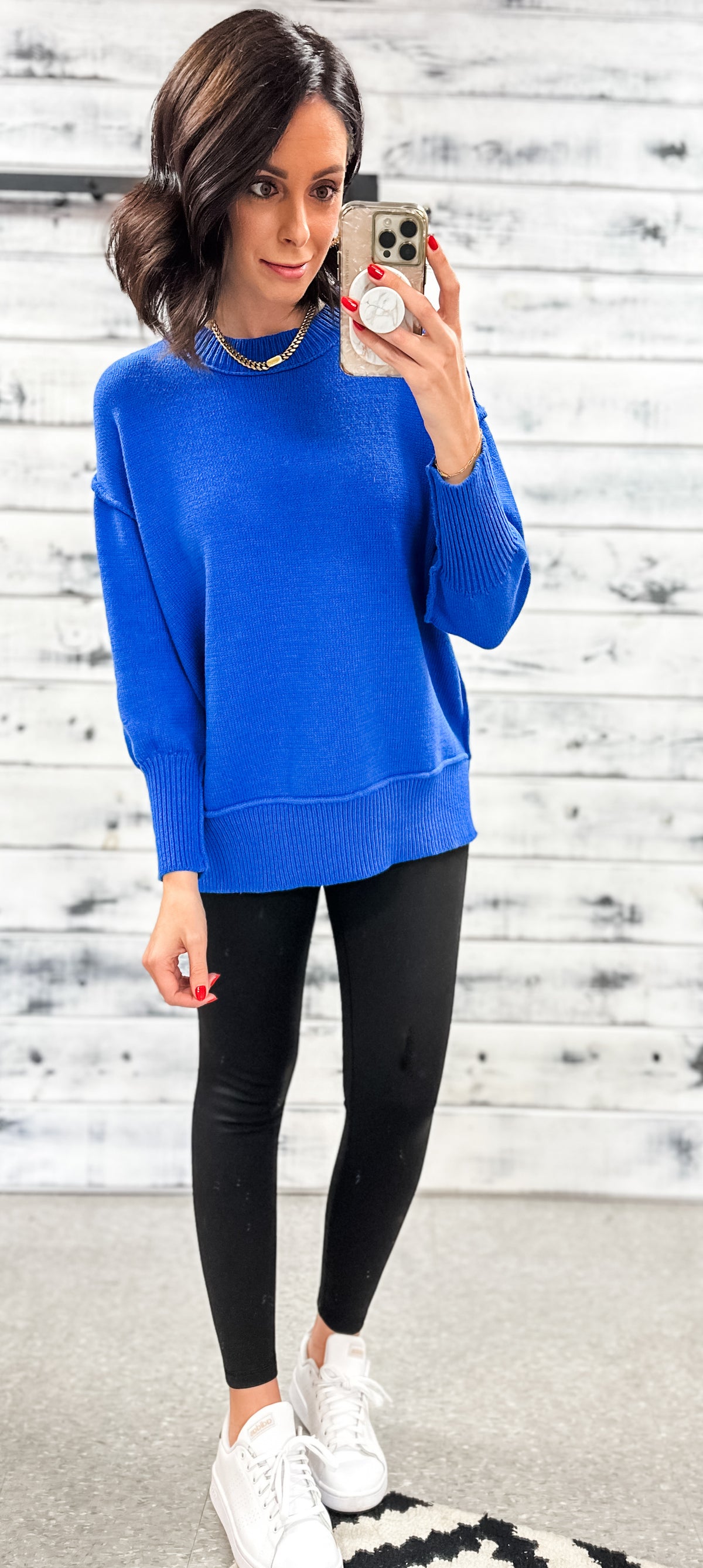 Azure Blue &quot;Go-To&quot; Sweater