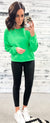 Keylime Softest Ever Relaxed "Crop" Sweater