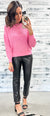 Bubble Pink Studs & Sparkle Sweater