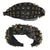 Black Jeweled Satin Headband