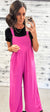 Orchid Overall Style Flowy Jumpsuit