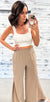 Ivory Square Neck Ribbed Crop Brami