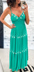 Sea Green Riviera Dreamin" Embroidered Maxi