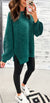 Hunter Green Chenille Relaxed Sweater