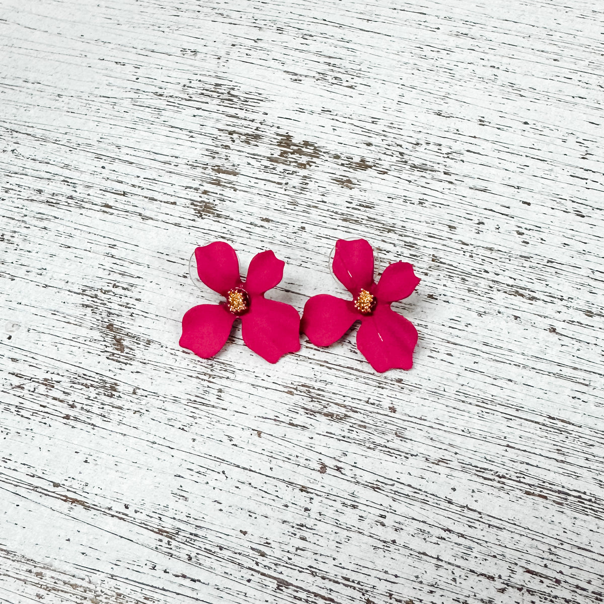 Fuchsia Flower Stud Earring