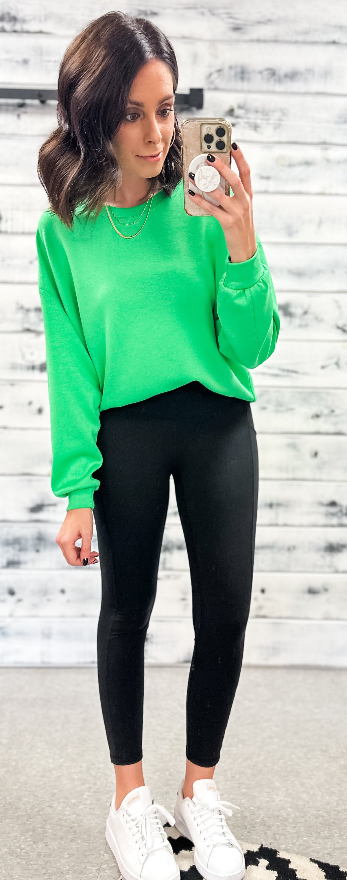 Keylime Softest Ever Relaxed &quot;Crop&quot; Sweater