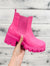 MIA Hot Pink Platform Chelsea Boot
