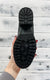 MIA Black Ribbed Detail Platform Boot