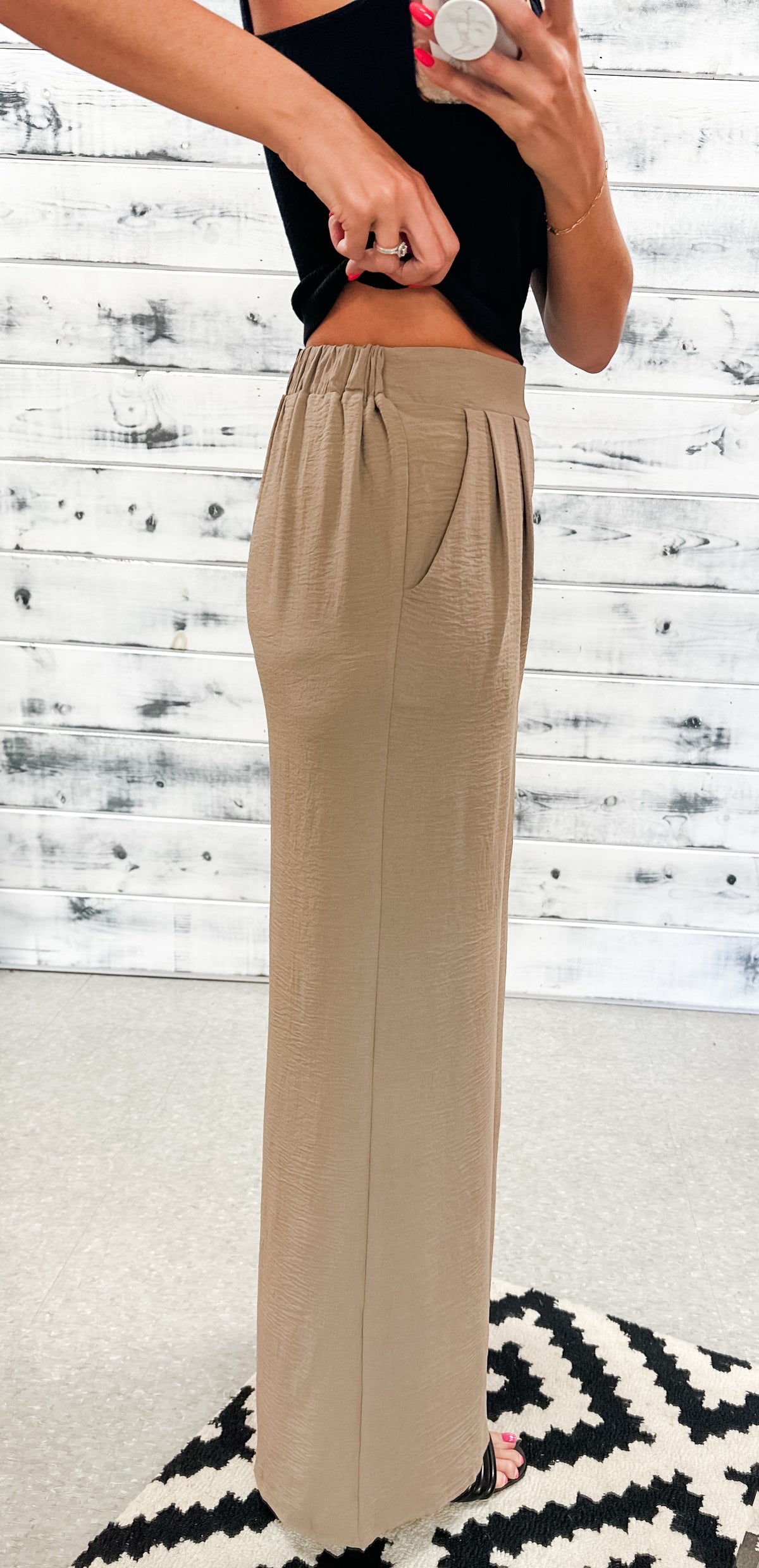 Coco Pleated Wide Leg Pants