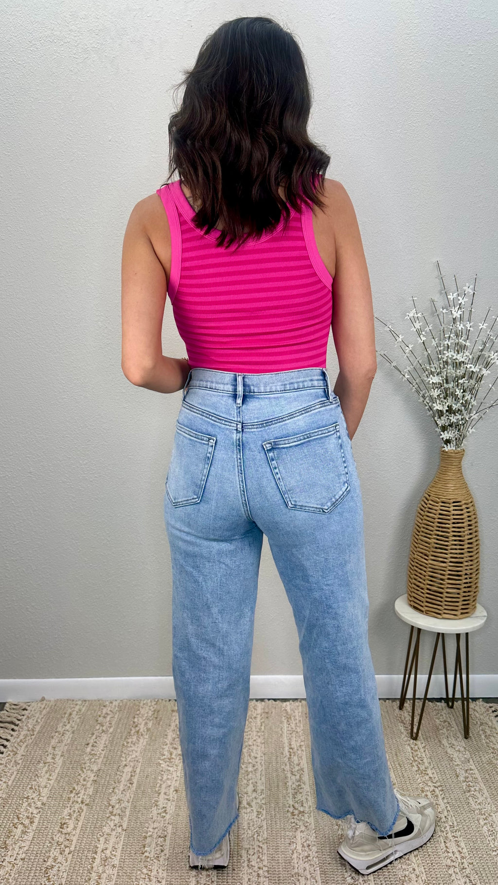 Pink Punch Striped Double Take Tank