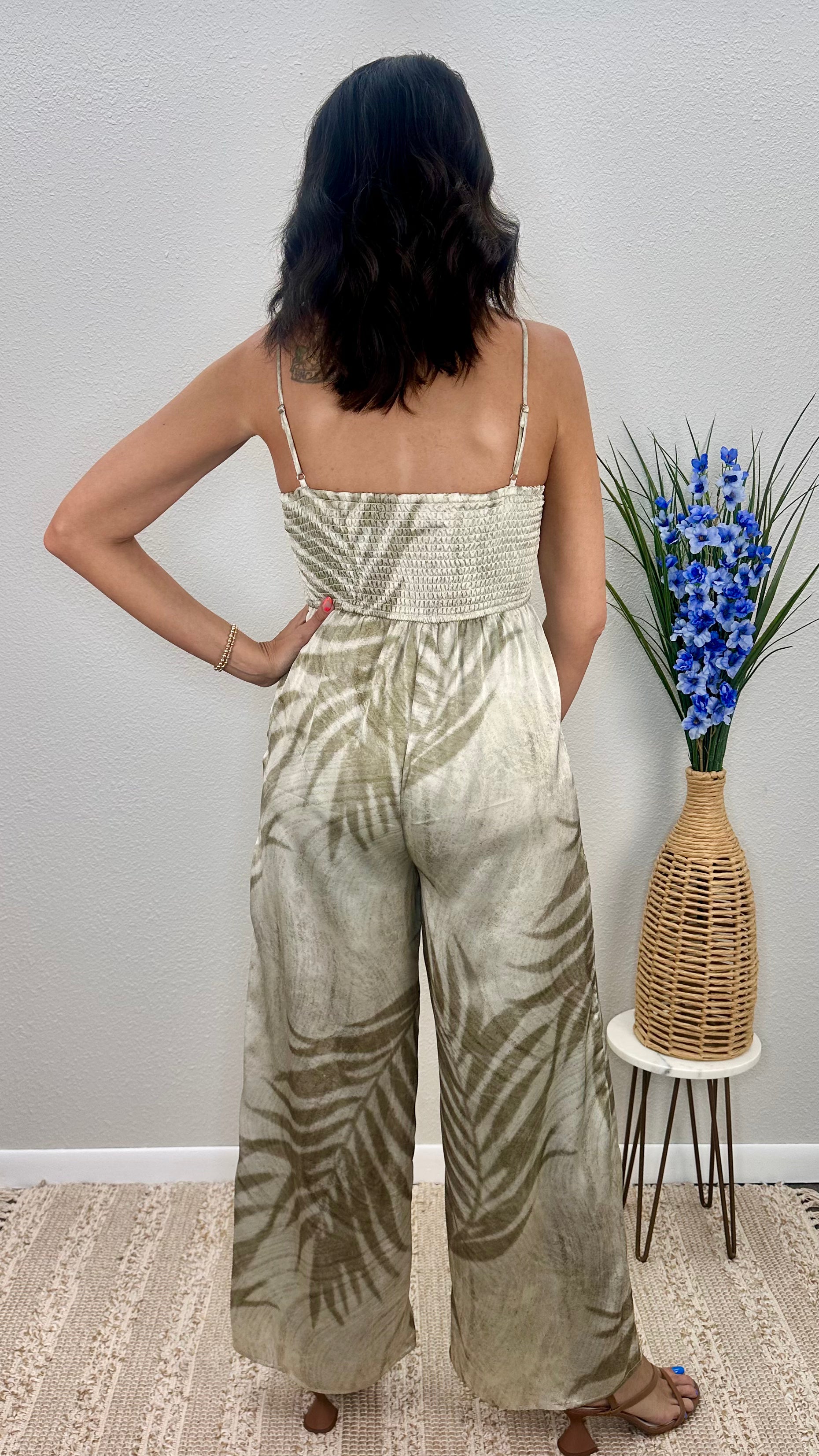 Palm Muse Braided Cut-Out Jumpsuit