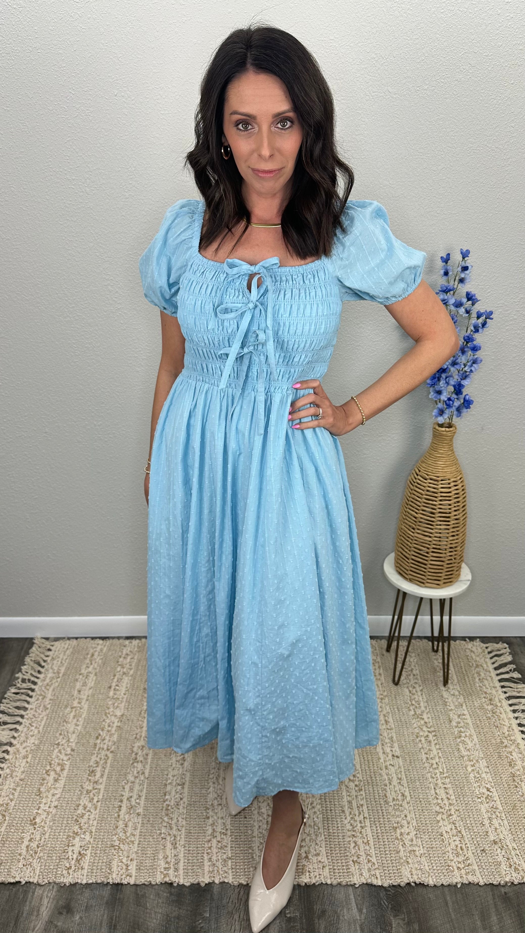 Bluebell Darling Bow Maxi Dress