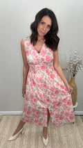 Bloom Society Zip Midi Dress