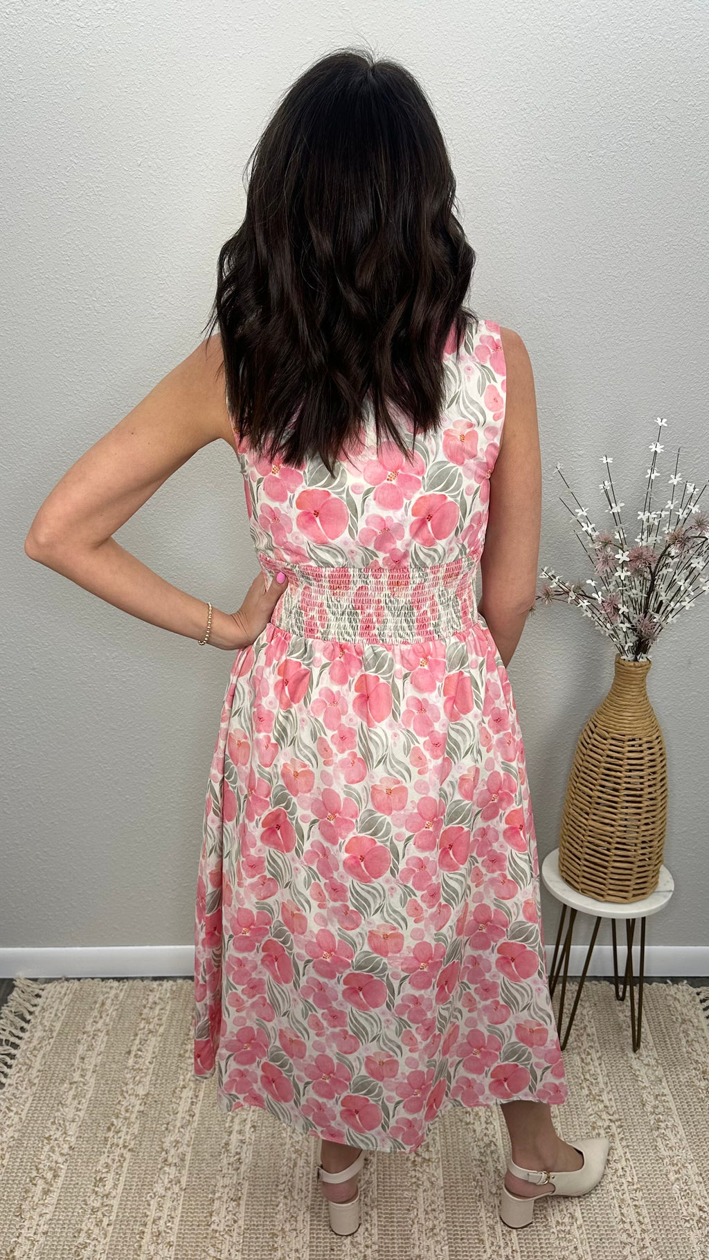Bloom Society Zip Midi Dress