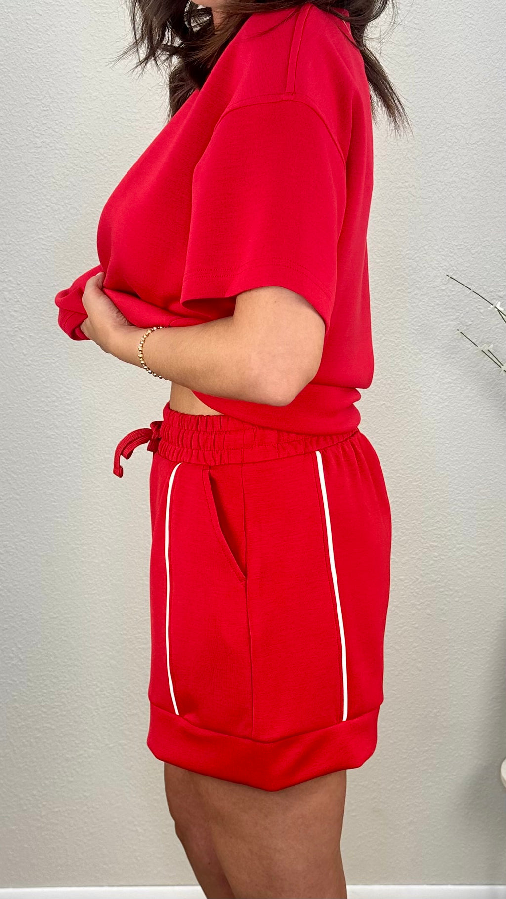 Red Front Runner Cloud Easy Short