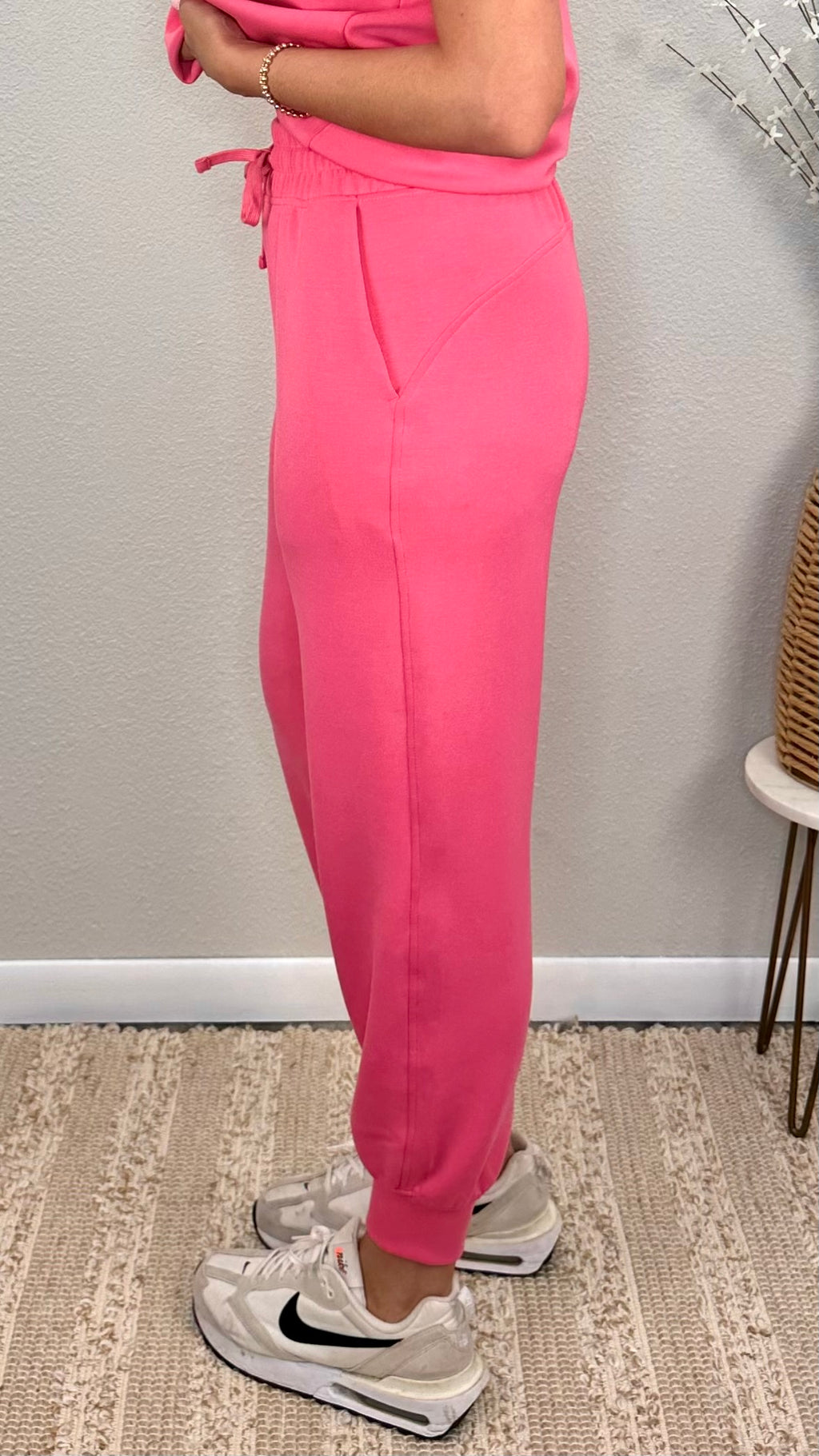 Poppy Pink Go-To Cloud Jogger