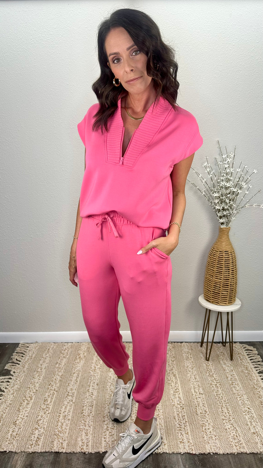 Poppy Pink Go-To Cloud Jogger