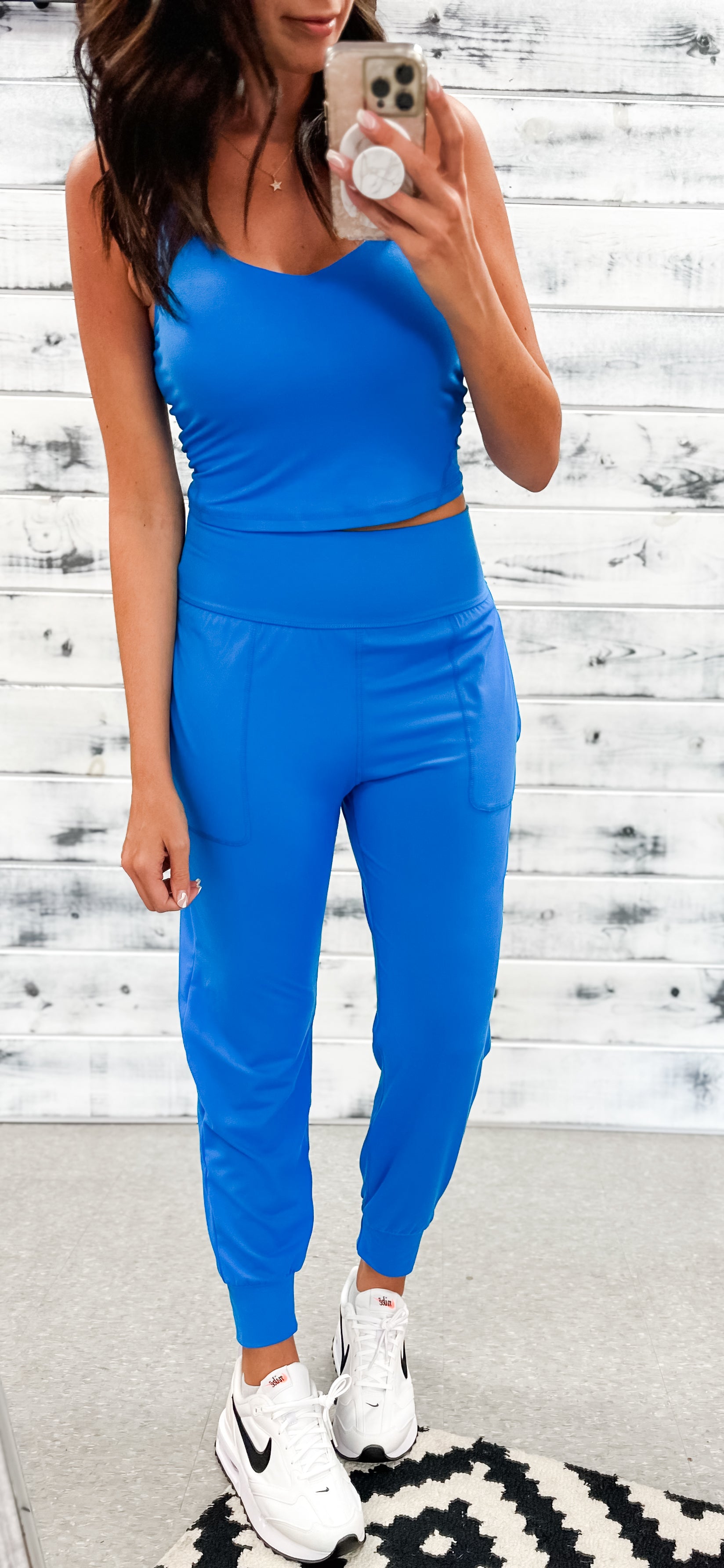 Sonic Blue Butter Soft Jogger W/Pockets - Grace and Garment Boutique