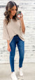 Muted Lavender Waffle Knit Top
