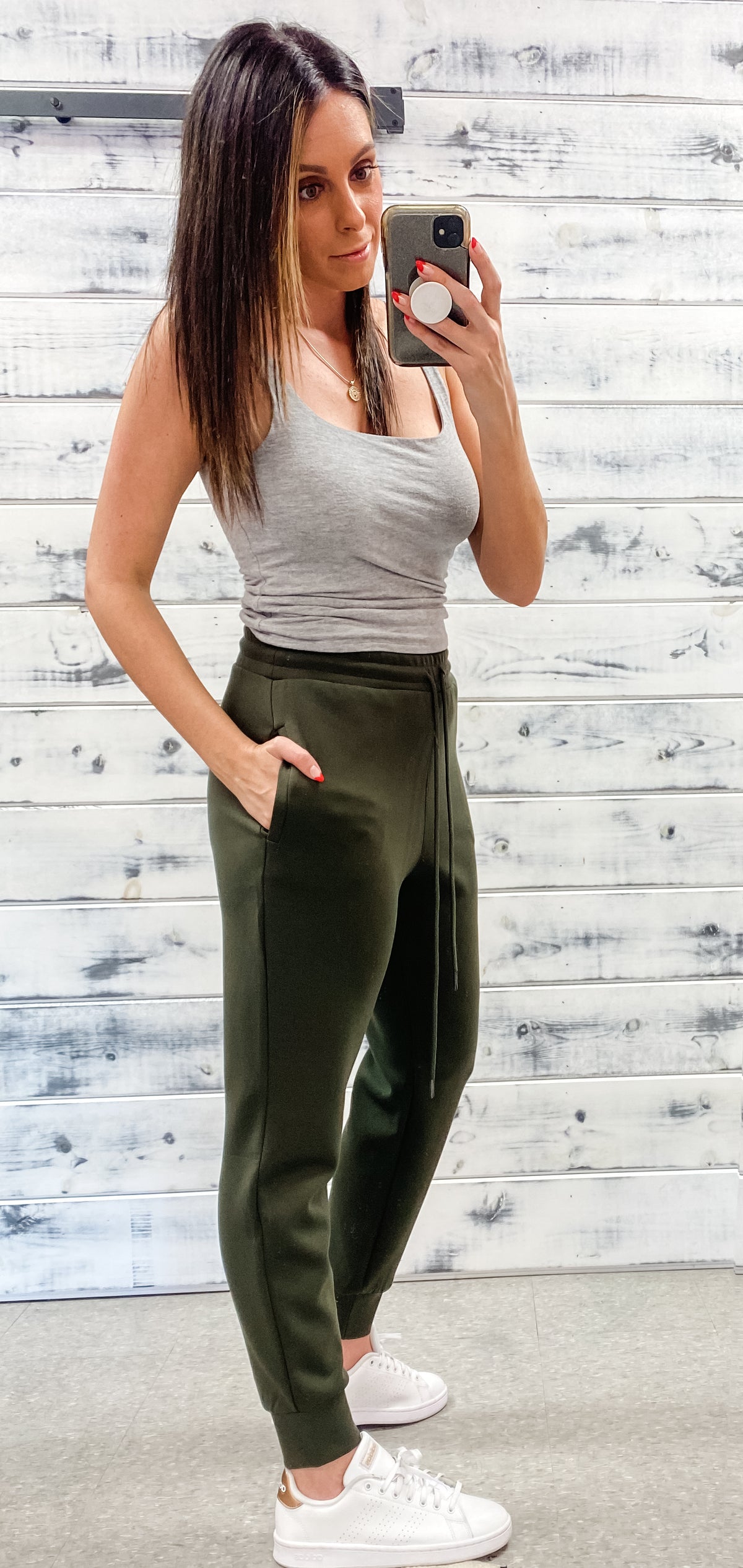 Olive Cozy Jogger