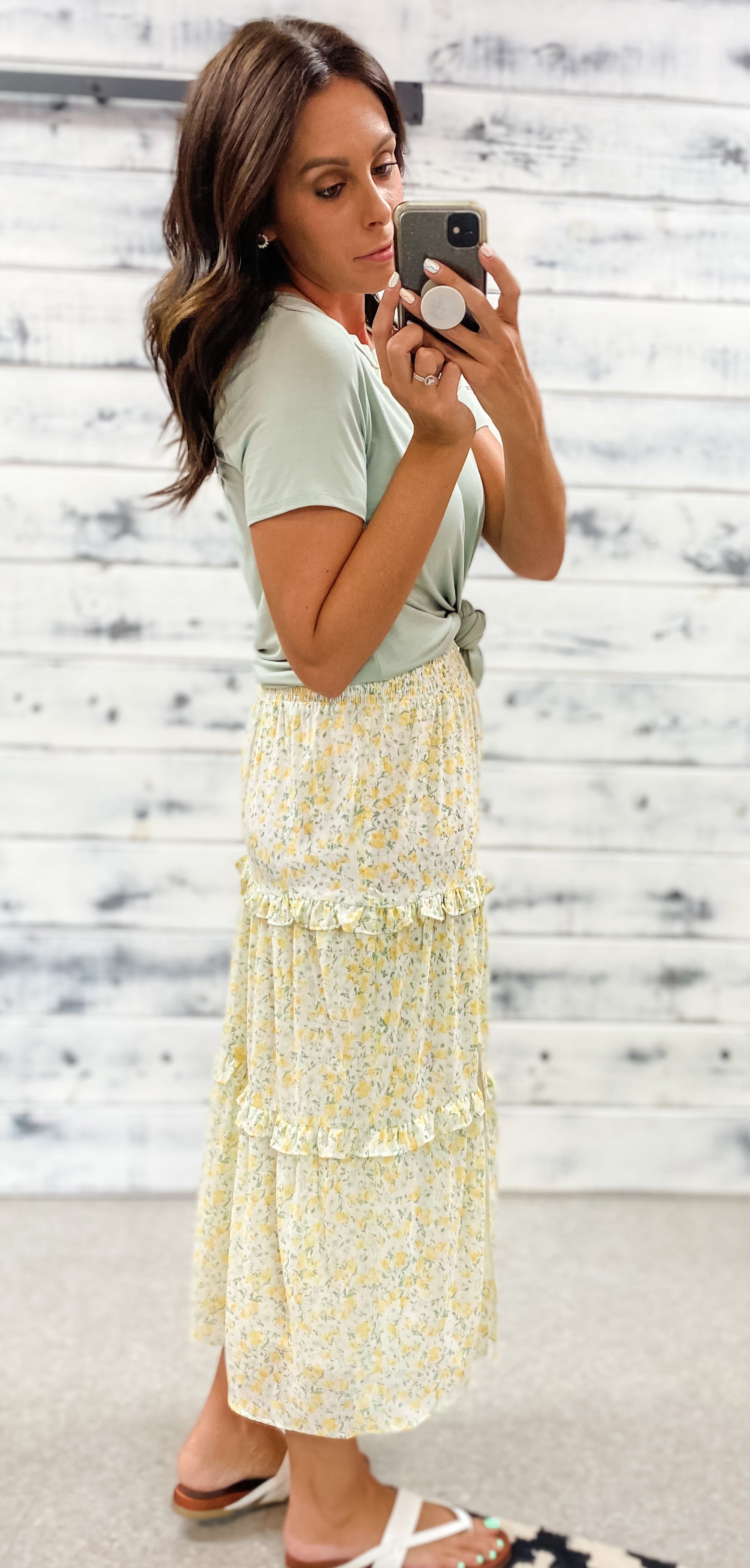 Yellow Pleated Maxi Skirt at Lookbook Store - Trendslove | Hot fashion,  Hottest fashion trends, Maxi skirt dress