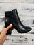 MIA Black Block Heel Bootie