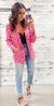 Candy Pink Spotted Blazer