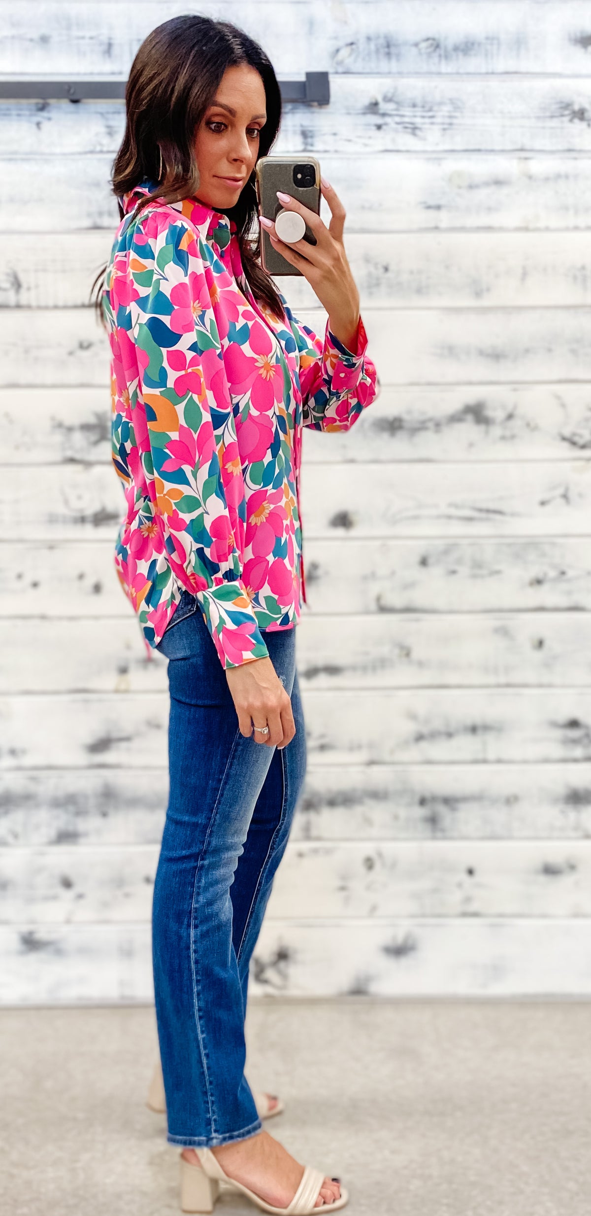 Floral Vibes Button Up Blouse