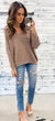 Mocha Oversized Soft Sweater