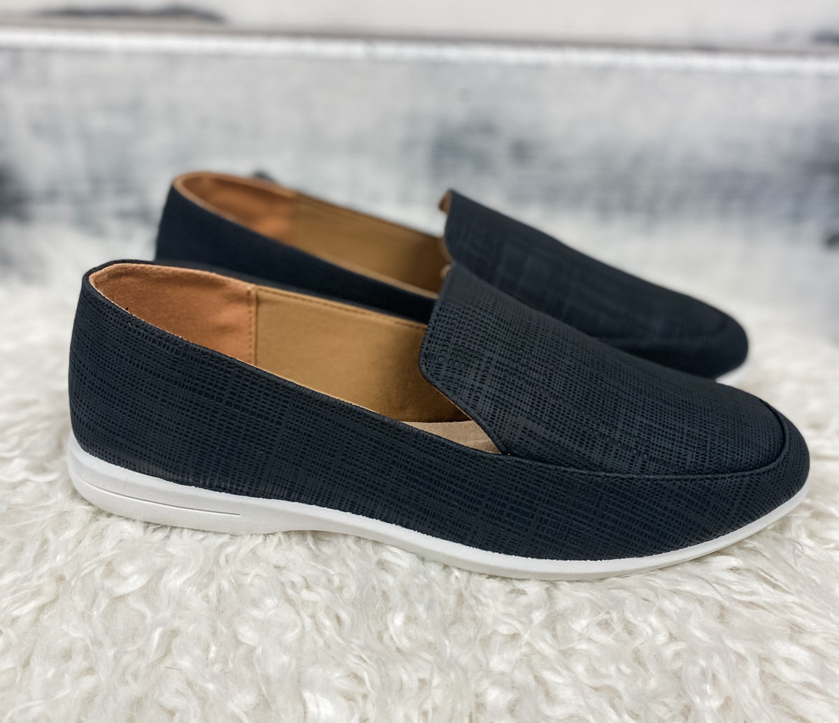 CL by Laundry Black Comfort Flat