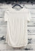 Ivory Bamboo Scoop Top