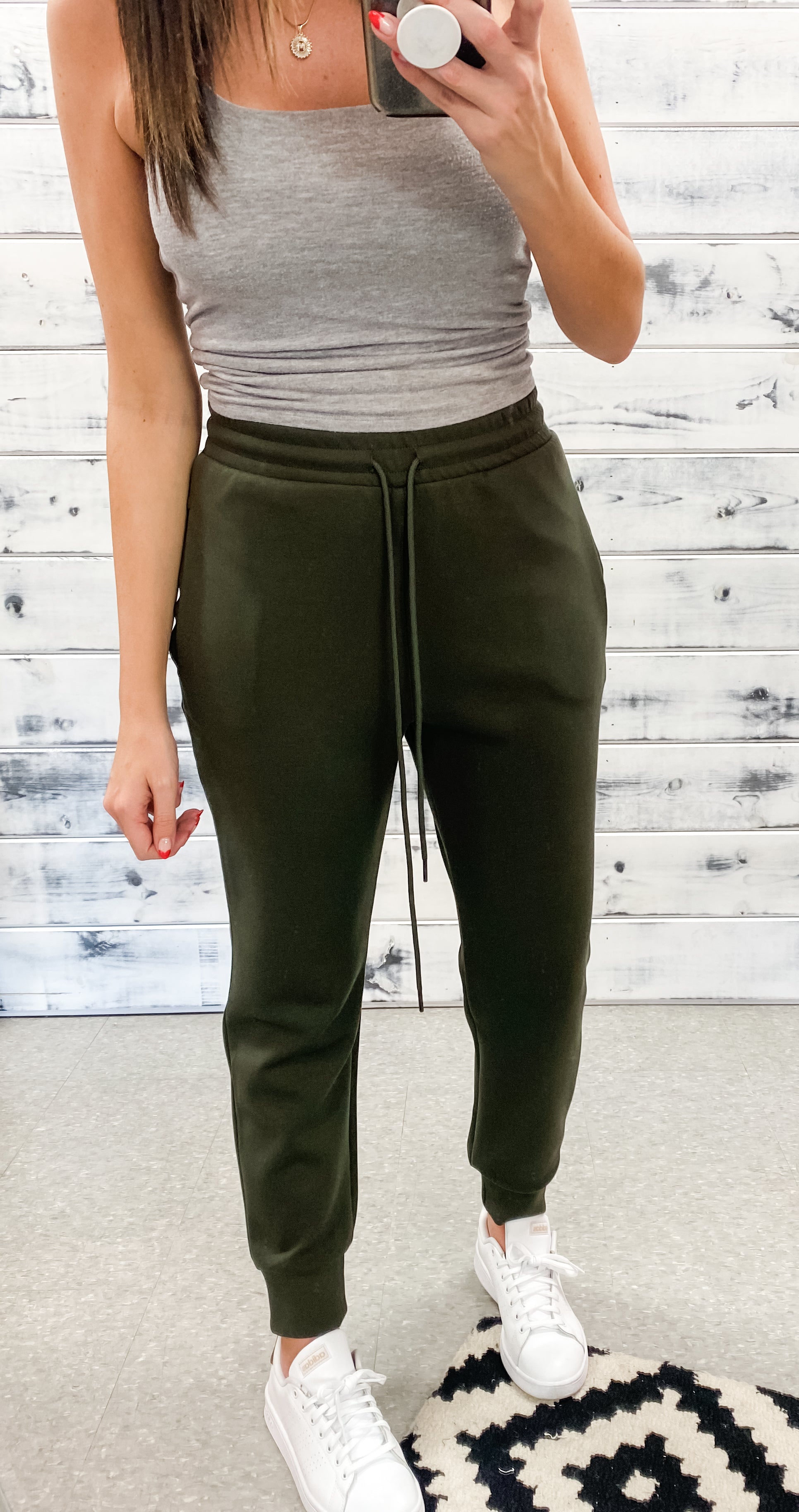 Olive Cozy Jogger - and Garment Boutique