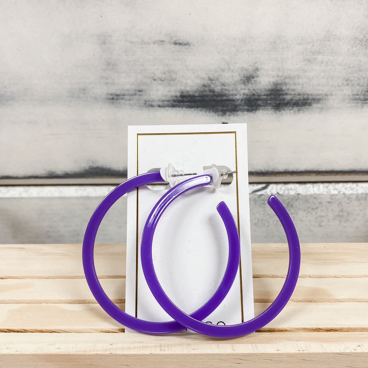 Holly Mega Purple Hoops