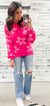 Hot Pink Groovy Sweater