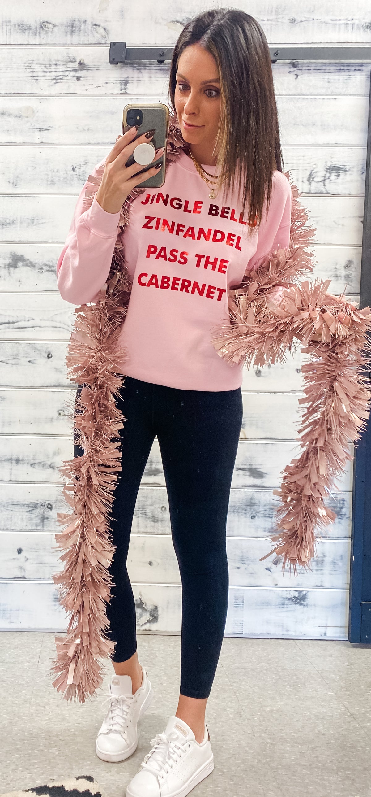 Jingle Bells Pink Sweatshirt