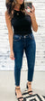 Mica Dark Mid Rise Slim Jean