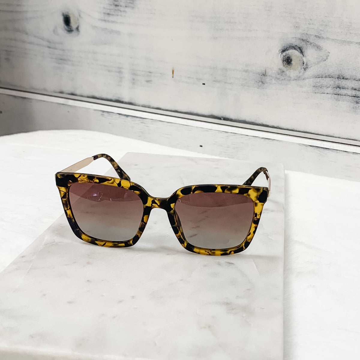 # 11 Madison Soft Tortoise Frame/Brown Lens Sunglasses