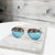 #4 Ellis Aviator Gold Frame/Blue Lens Sunglasses