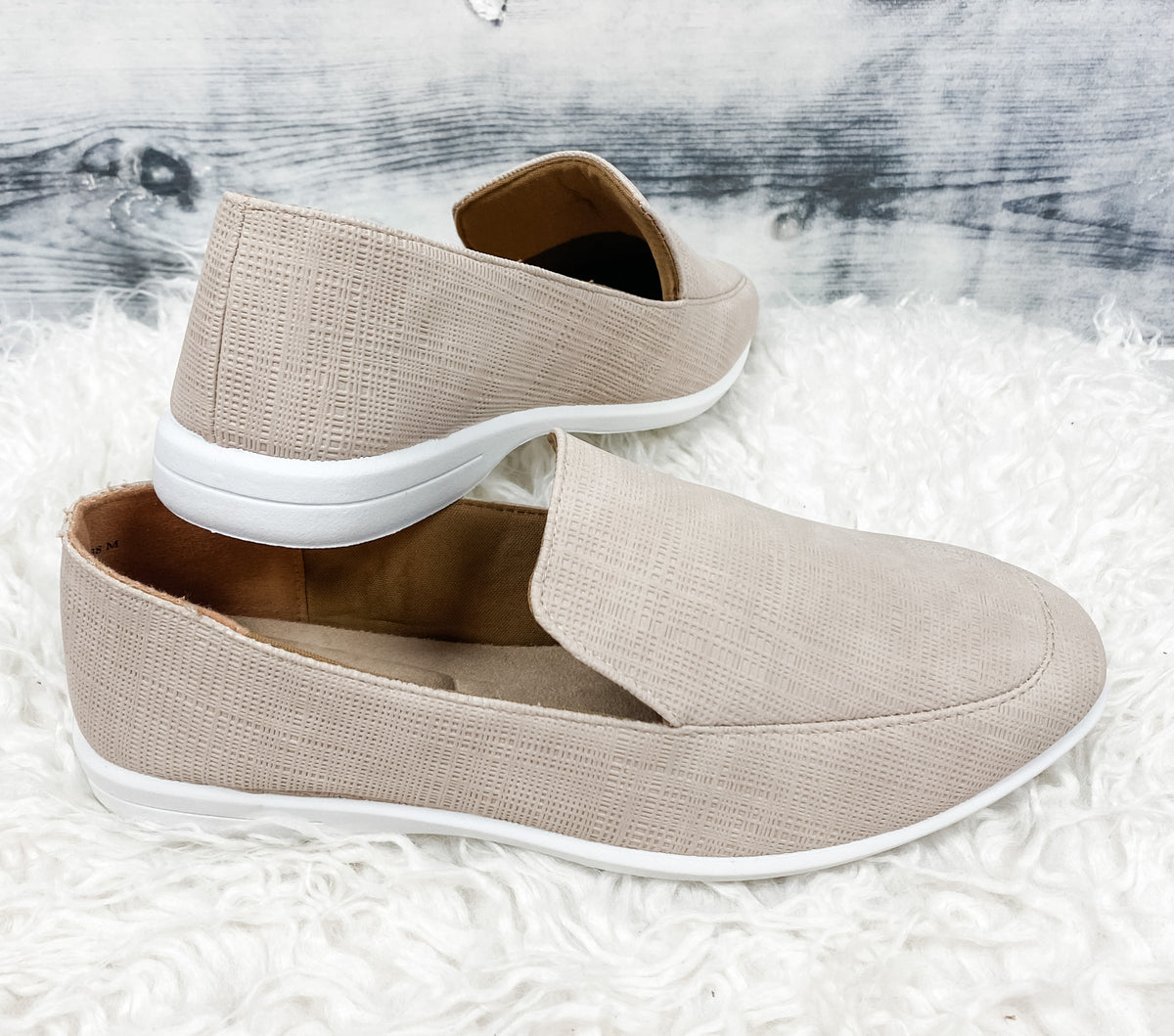 CL by Laundry Light Taupe Comfort Flat