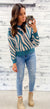 Teal Wild Vibes Sweater